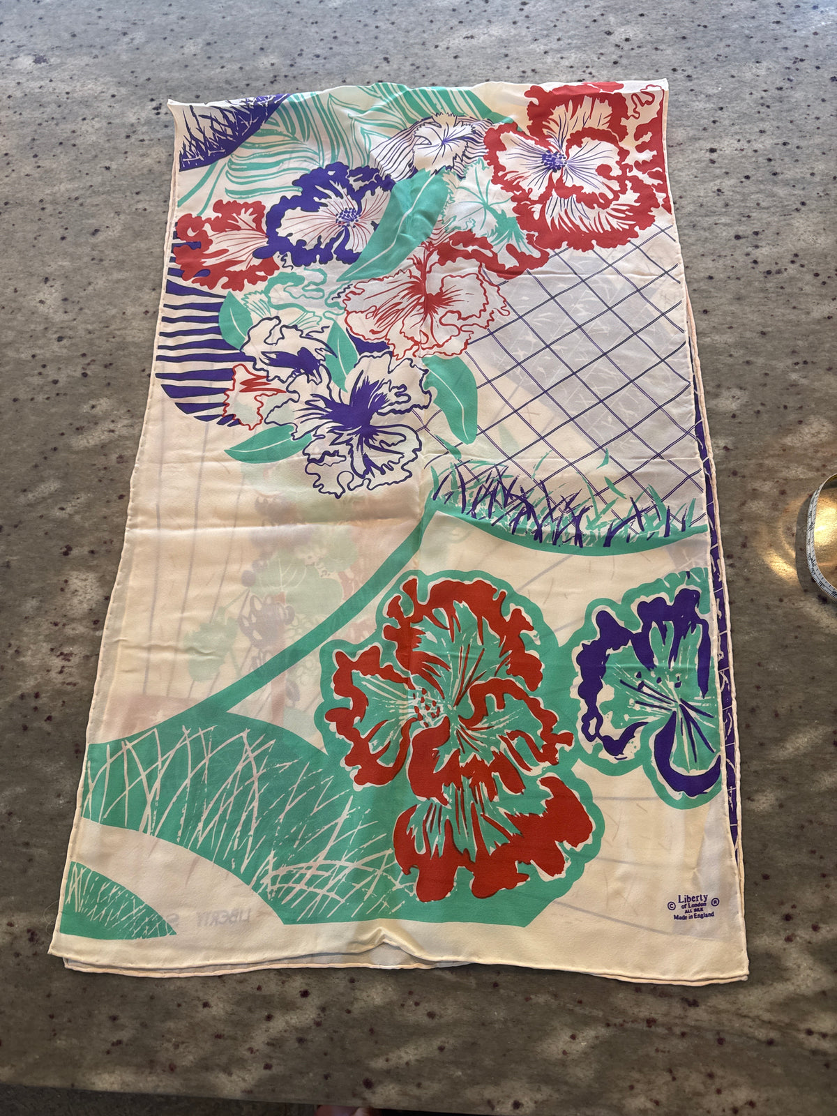 Vintage Liberty Silk, Silk Cut , Scarf