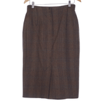 Jai for Simply Skins Vintage Wool Skirt Brown Herringbone. UK Size 12 - Ava & Iva