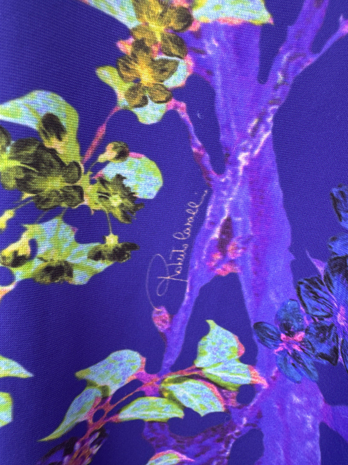 Roberta Cavalli Purple Dress S