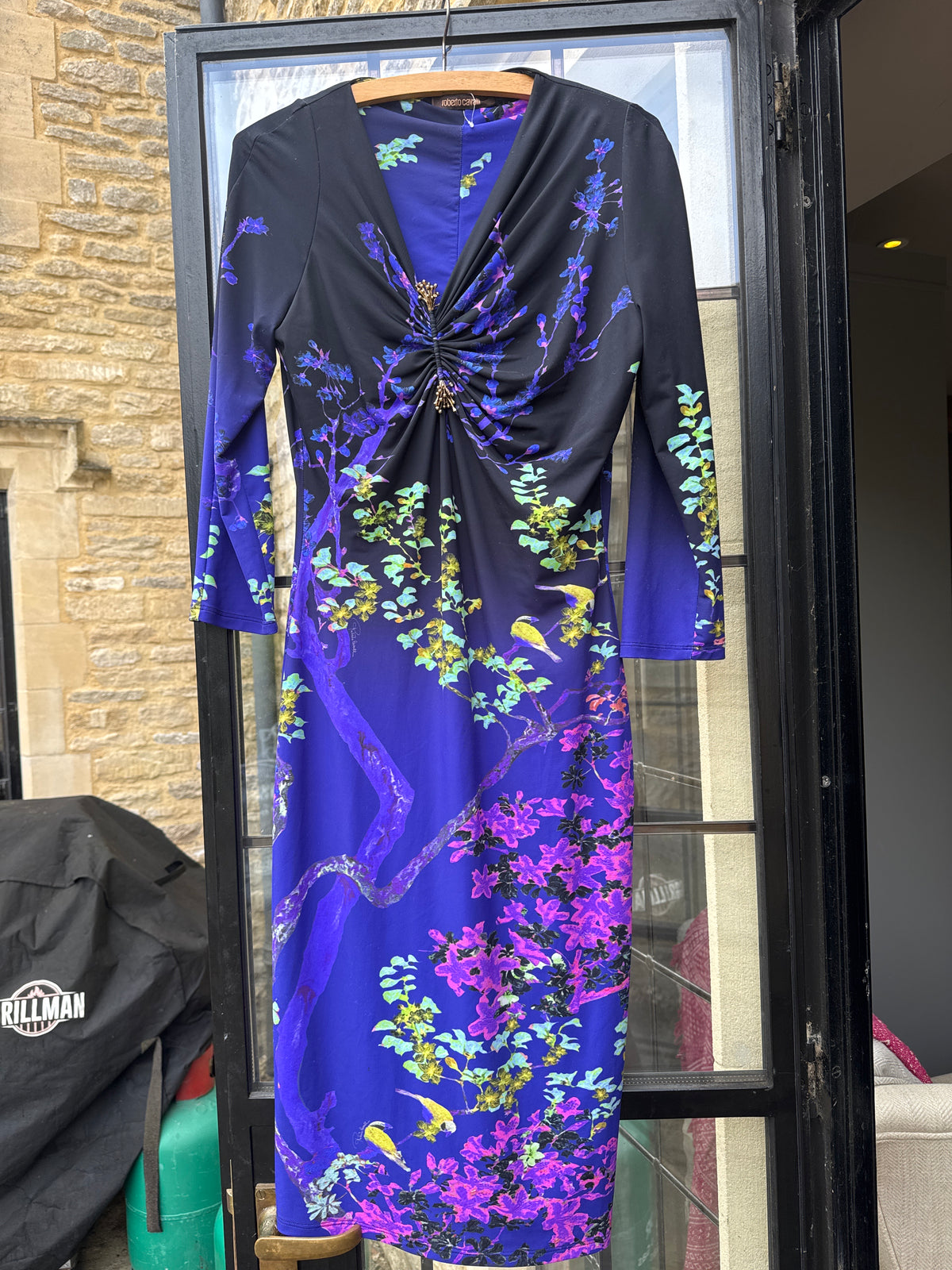 Roberta Cavalli Purple Dress S