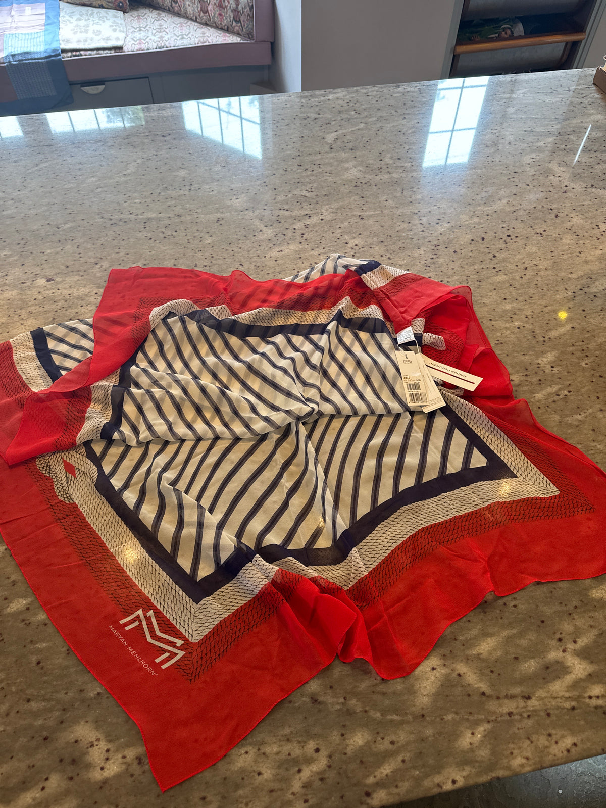 Maryan Mehlhorn New With Tags silk scarf