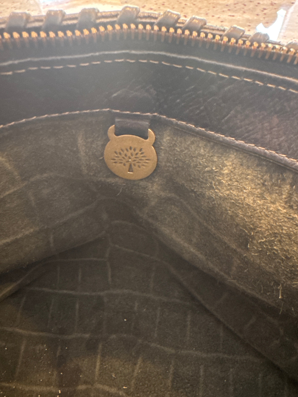 Mulberry Vintage Darwin Black Moc Croc Leather Rampling Congo Tote bag