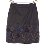 Scapa Originals Bronze Embroidered Skirt EU 40 UK SIze 12 - Ava & Iva