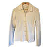 Gerard Darel Cream Long Sleeved Shirt Jacket UK Size 10 - Ava & Iva