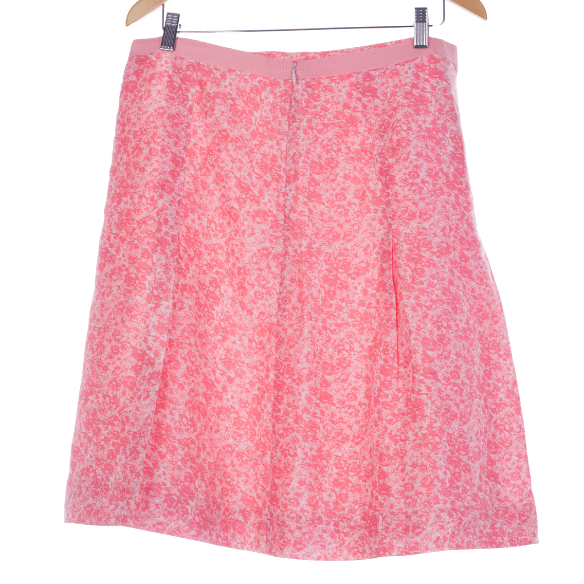 Banana Republic Silk Pink Floral Skirt UK Size 12 - Ava & Iva
