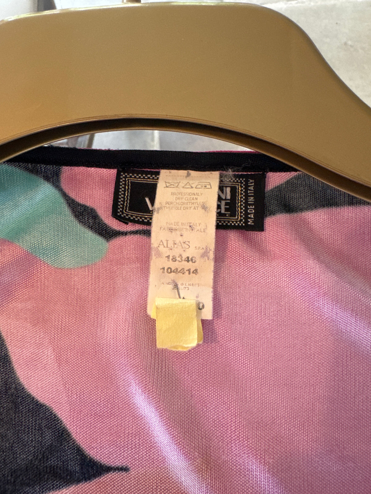 Vintage Gianni Versace Silk Dress Rare S