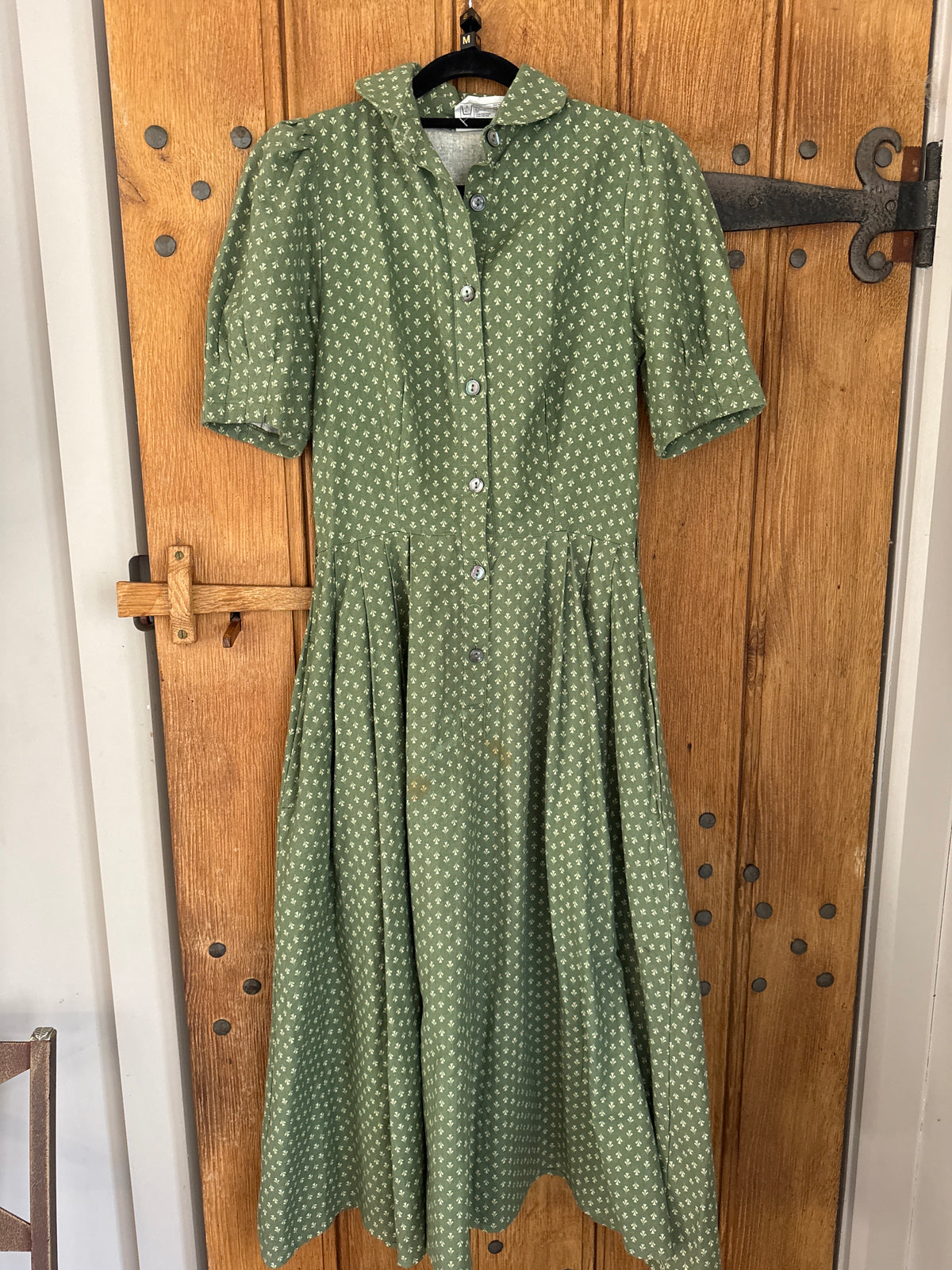Laura Ashley 1970's vintage Dress Made in Wales 10