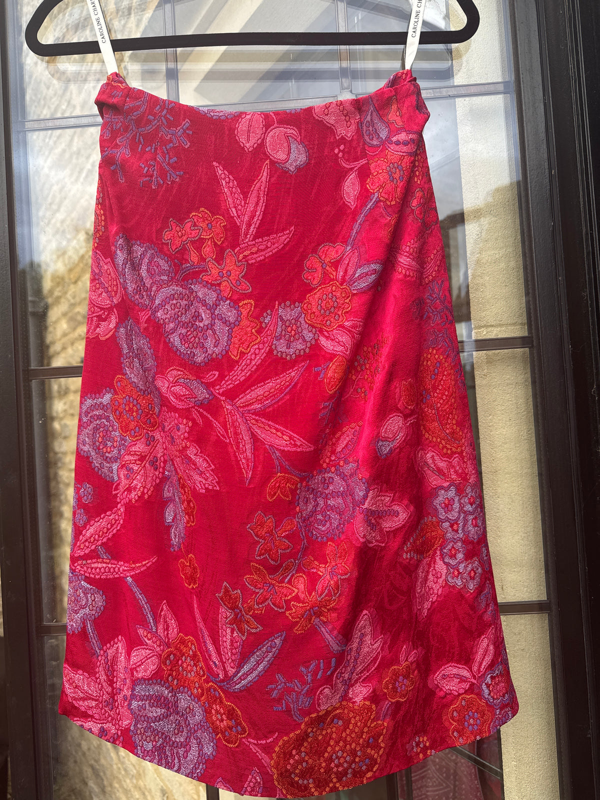 Caroline Charles Silk Skirt Suit 12