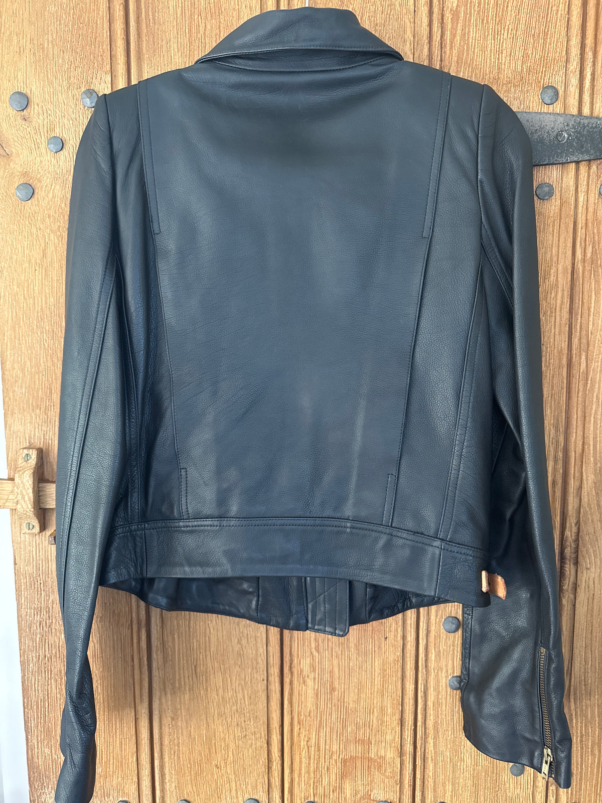 A .L. C. Black Leather Jacket Unworn 8