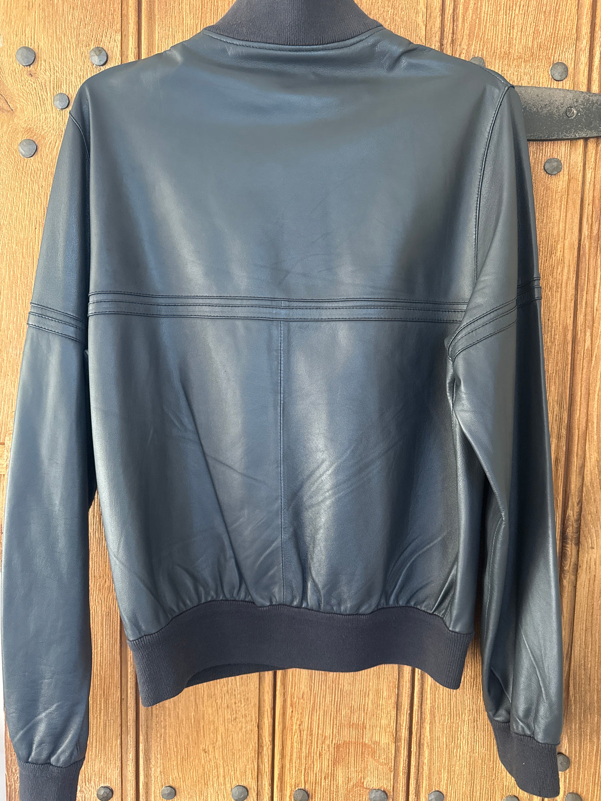 Really Soft Leather Bomber jacket Black M