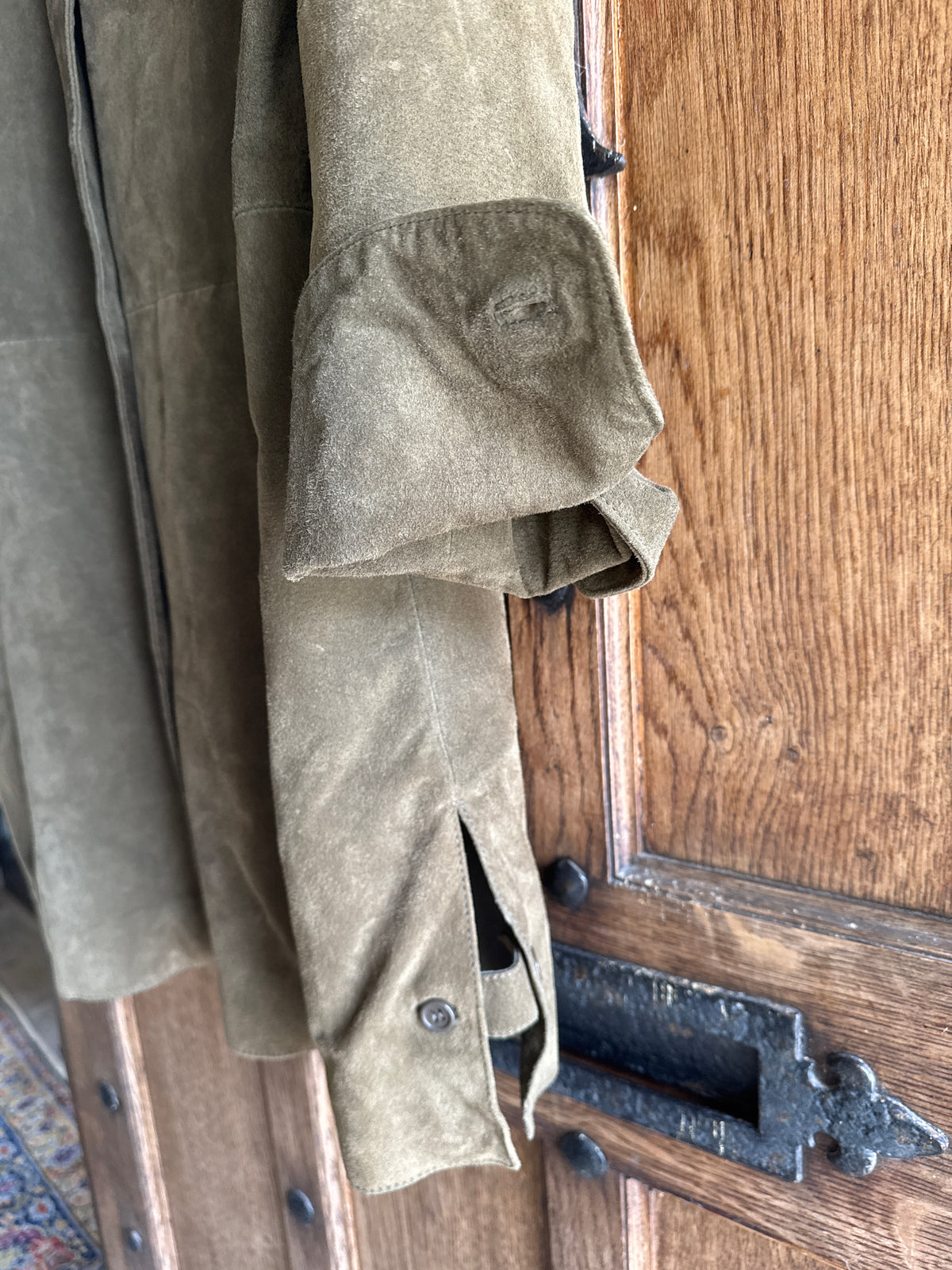 Vintage Womens Maddox Khaki Suede