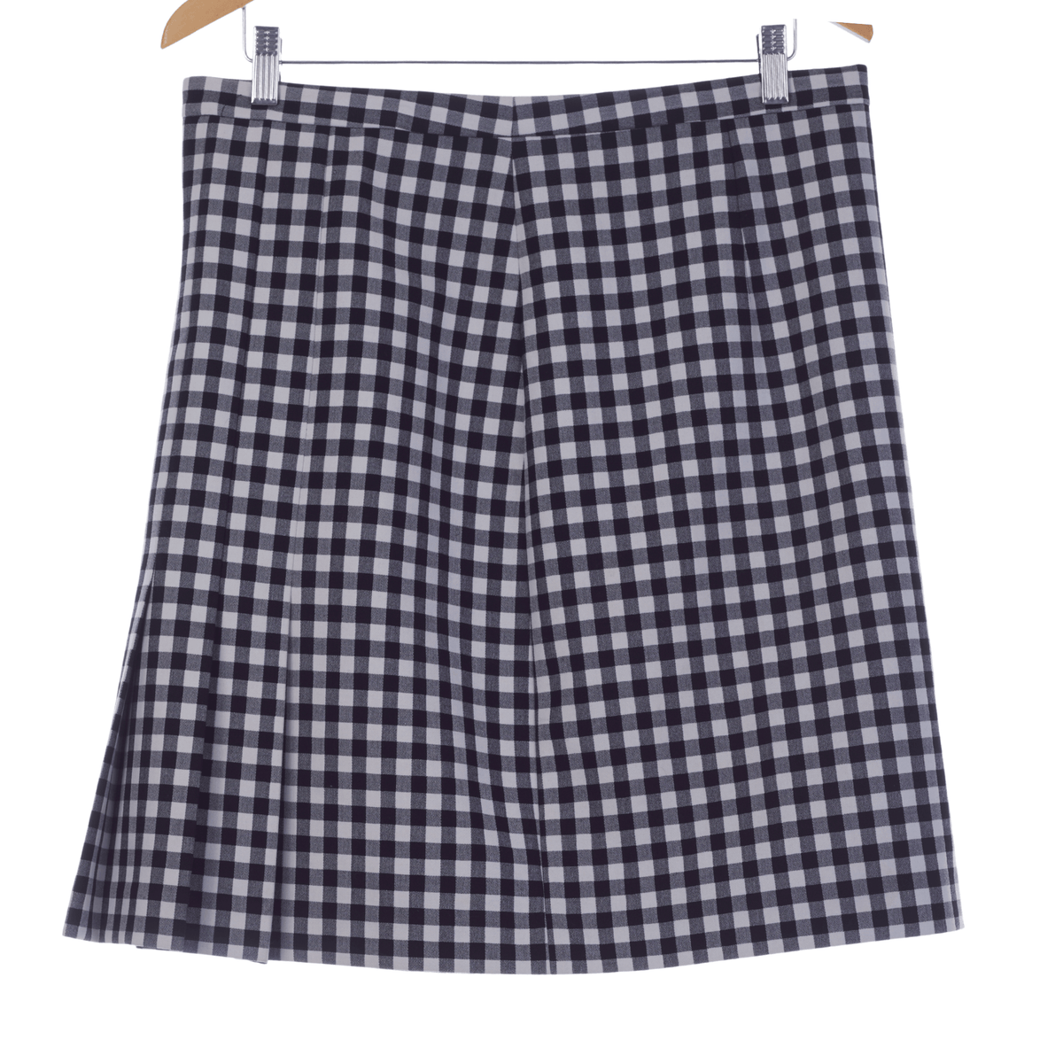 Diane Von Furstenberg Black and White Check Skirt UK SIze 16 - Ava & Iva