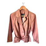 Monsoon Silk Coral 3/4 Sleeved Jacket UK Size 12 - Ava & Iva