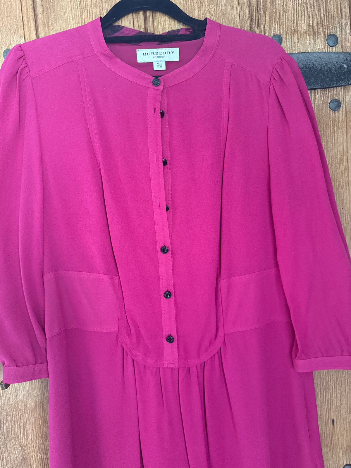 Burberry Pink Silk Dress 12