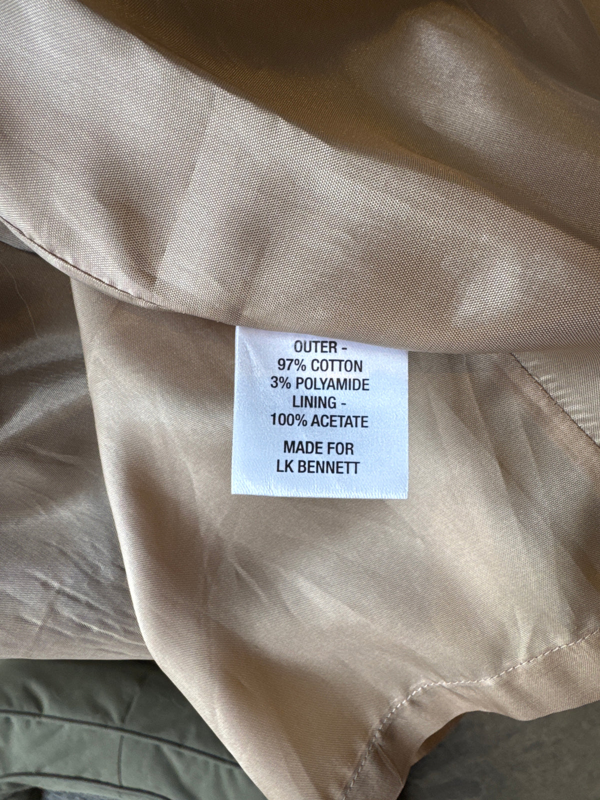 L K Bennet Lace Edge to Edge Black and Gold Coat 10