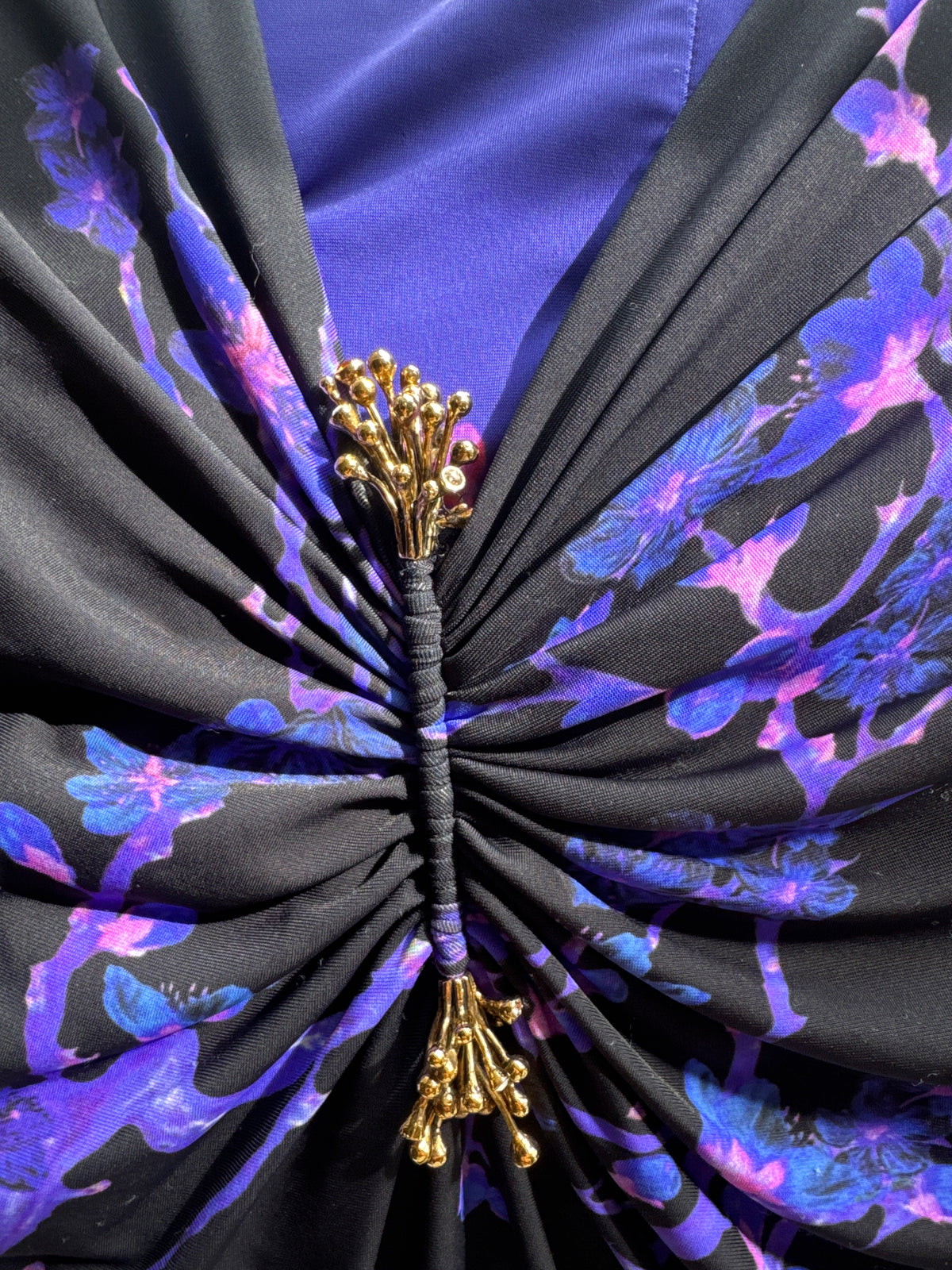 Roberta Cavalli Purple Dress S