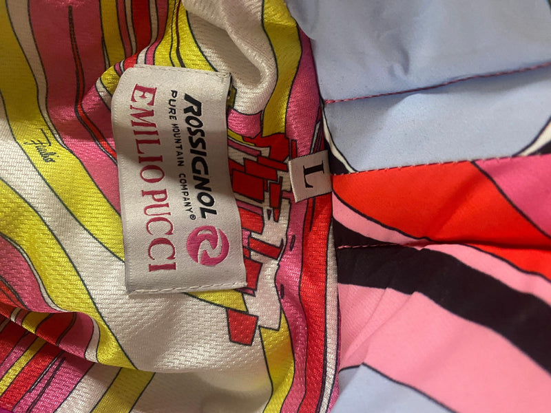 Emilio Pucci X Rossignol Multi-Coloured Sleeveless Gilet UK Size Large - Ava & Iva