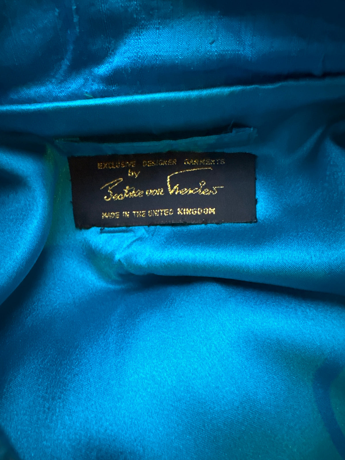 Beatrice Von Tresckow Green Embroidered Coat 10/12