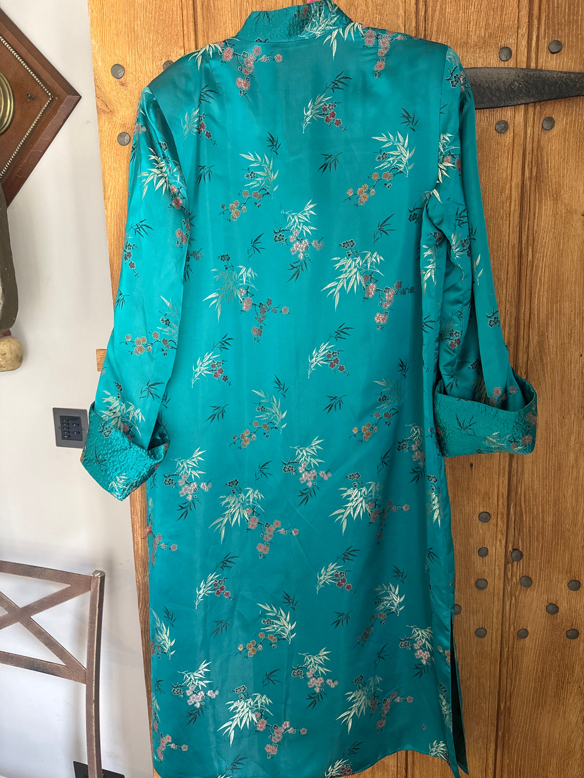 Ruyi  Chinese Brocade Green Coat 38