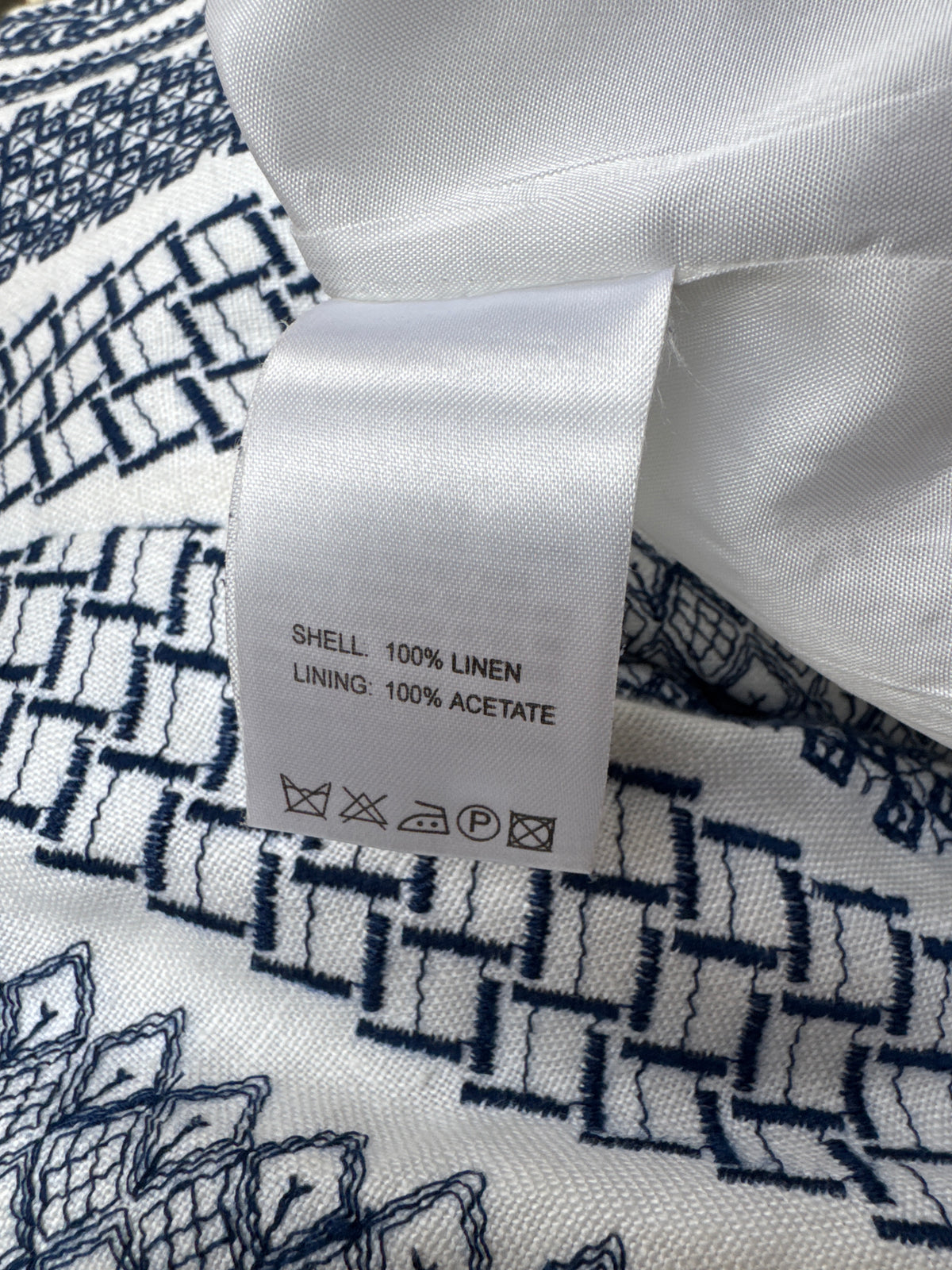 Fabulous East Linen Edge to Edge coat S