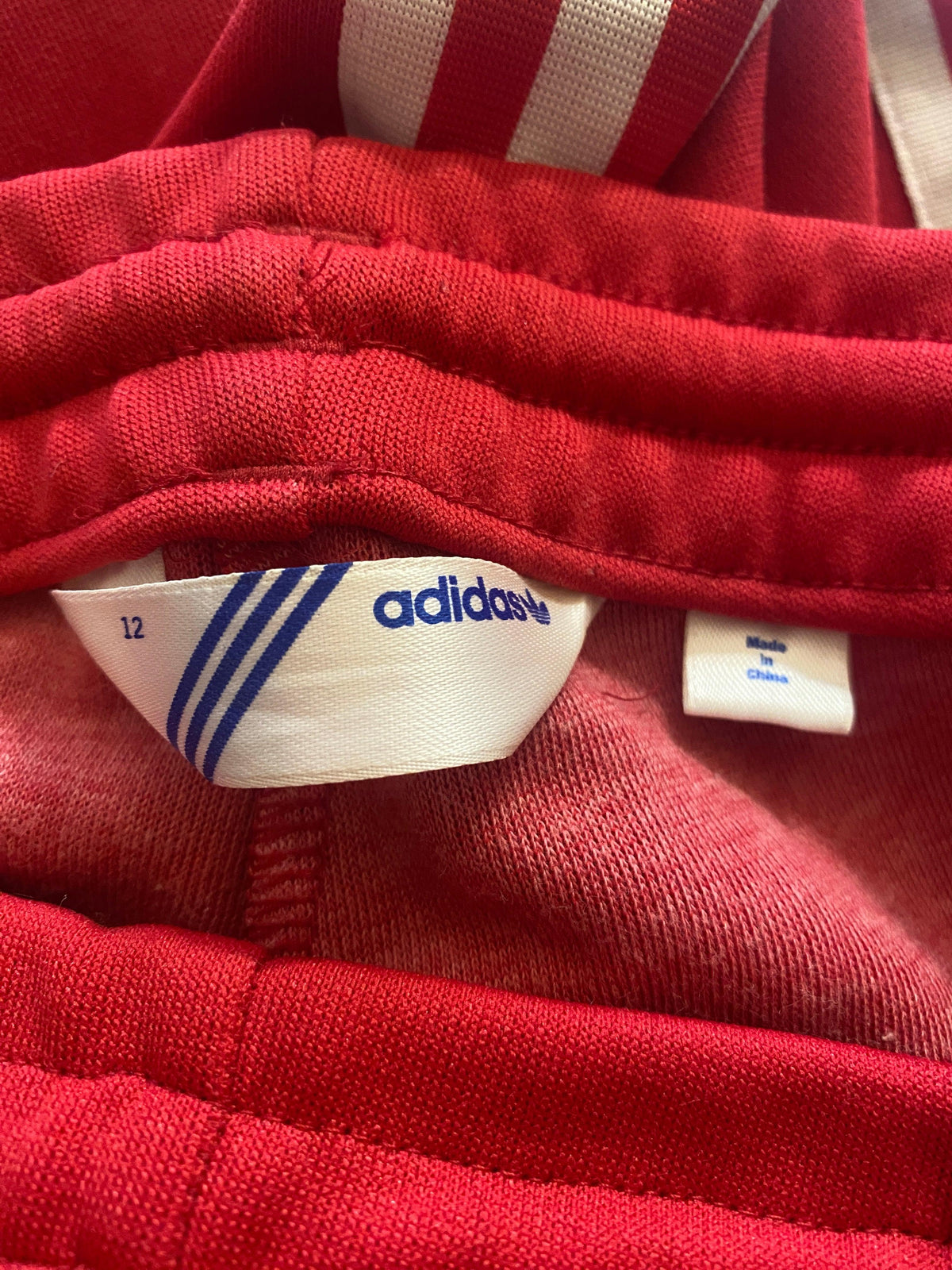Adidas Red Tracksuit Style Trousers UK Size 12 - Ava & Iva