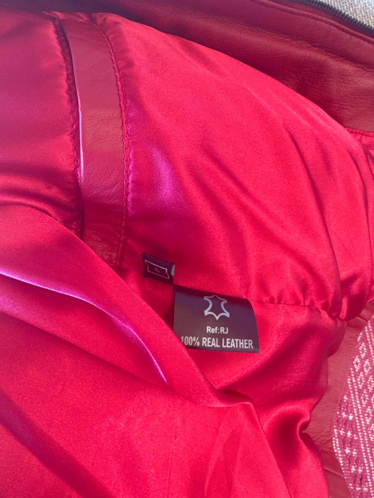 Ashwood red  Leather luxury Jacket 8