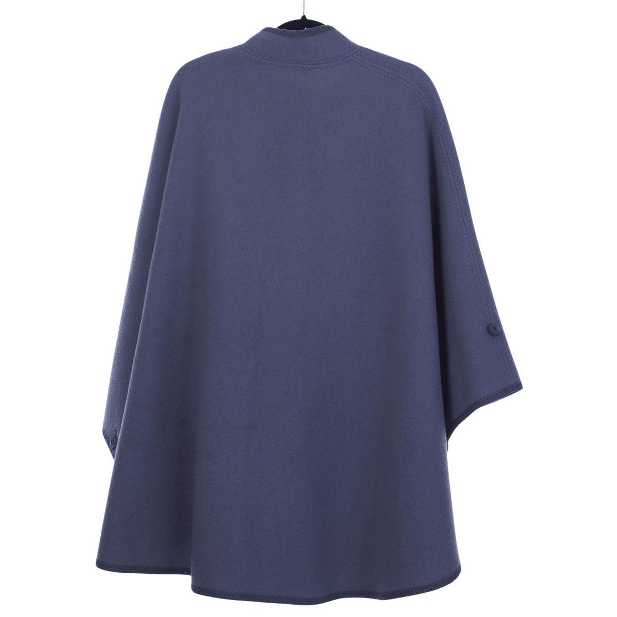 Vintage Wool Baby Blue Cape And Matching Scarf UK Size Medium - Ava & Iva