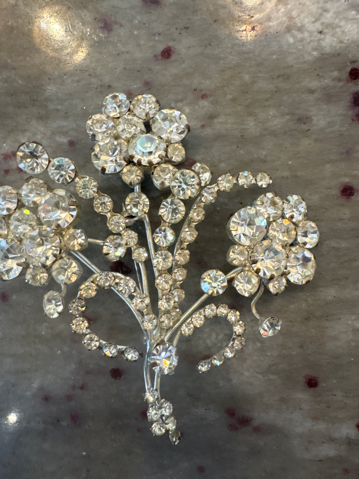 Clear Rhinestone Made in Austria Broach