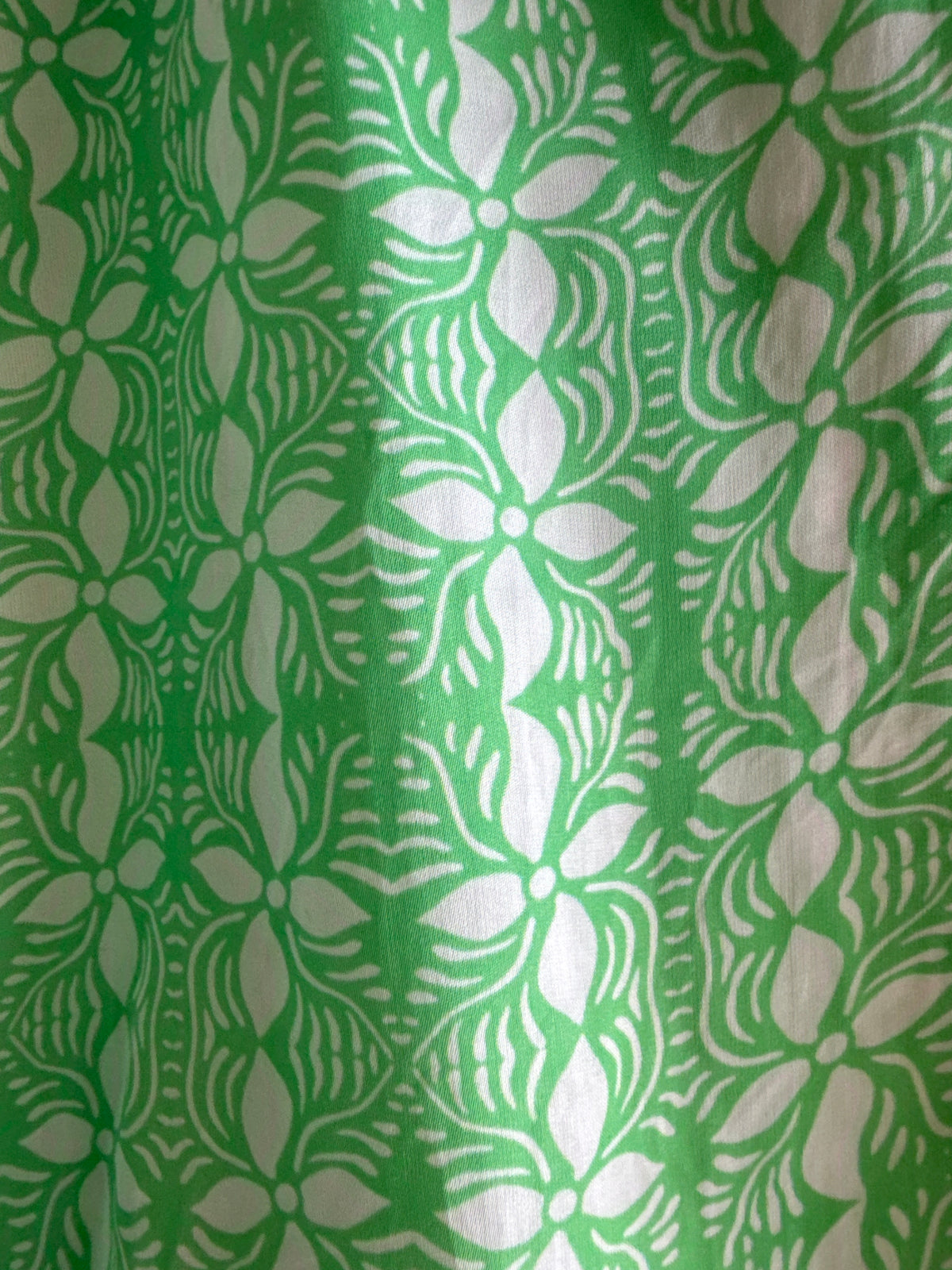 Primrose Park XS Viscose Green And White Top