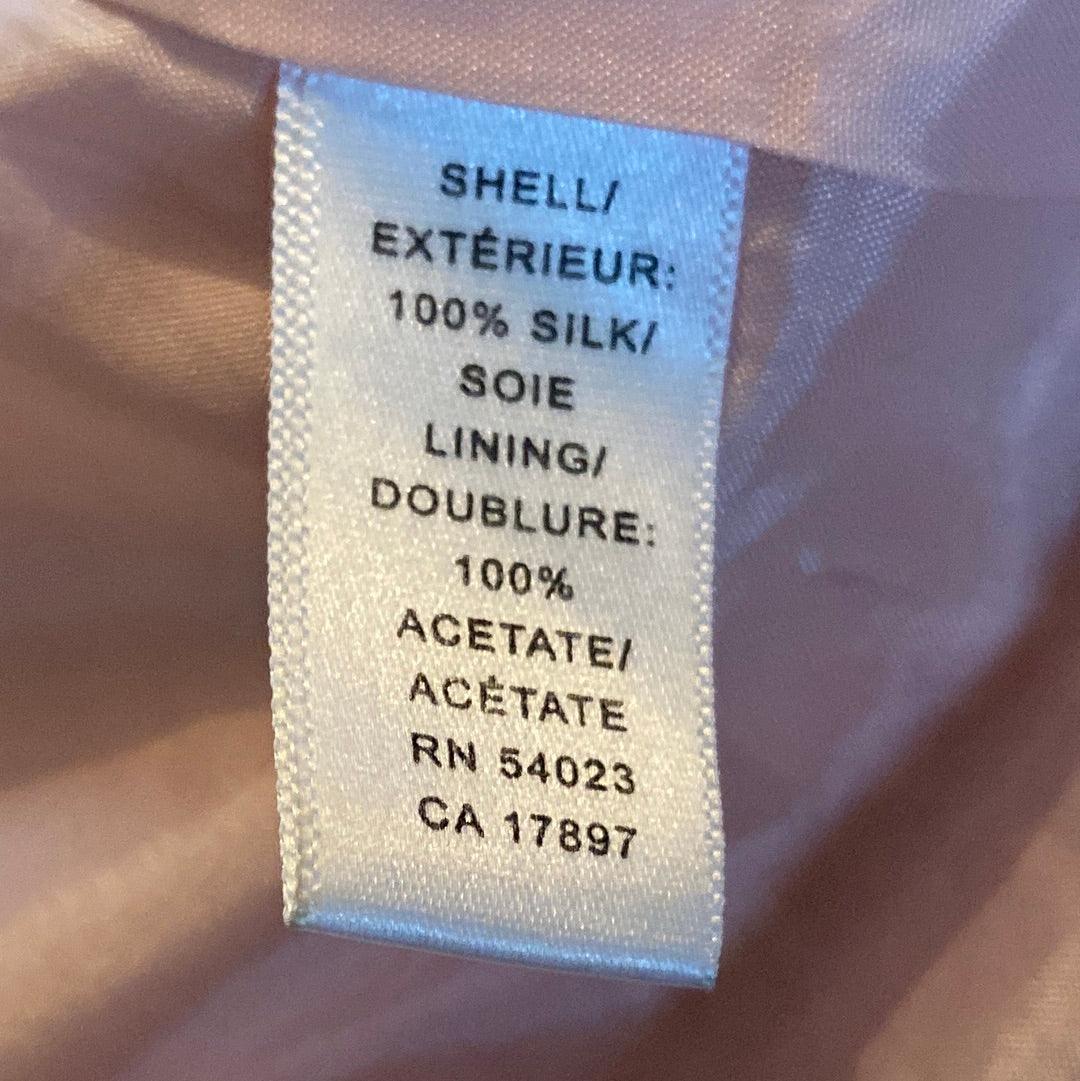 Banana Republic Silk Pink Floral Skirt UK Size 12 - Ava & Iva