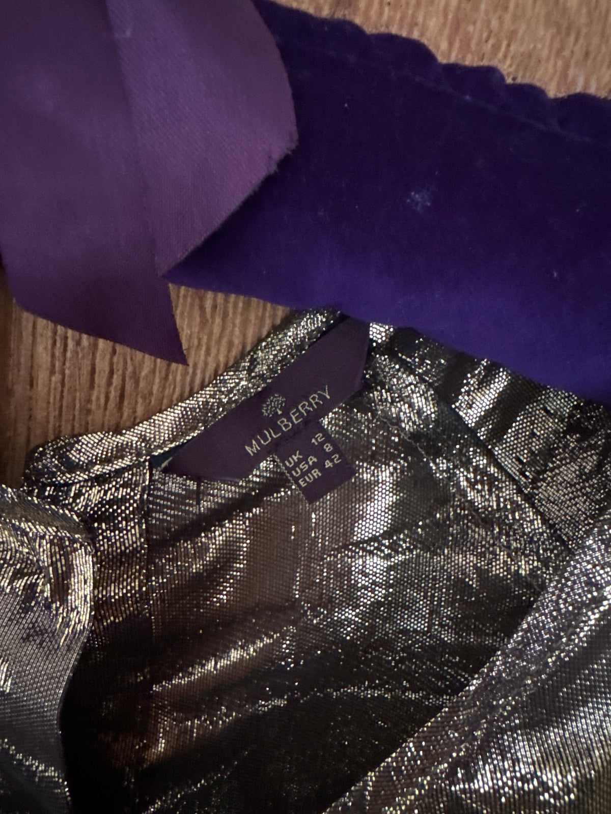 Mulberry Gold silk  top 12