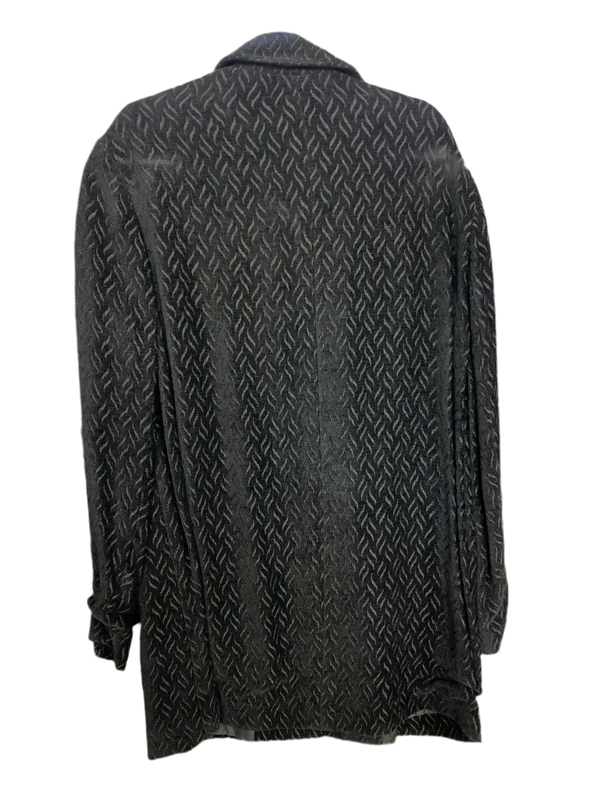 Jaeger Black Swing Style Long Sleeved Coat UK Size 14