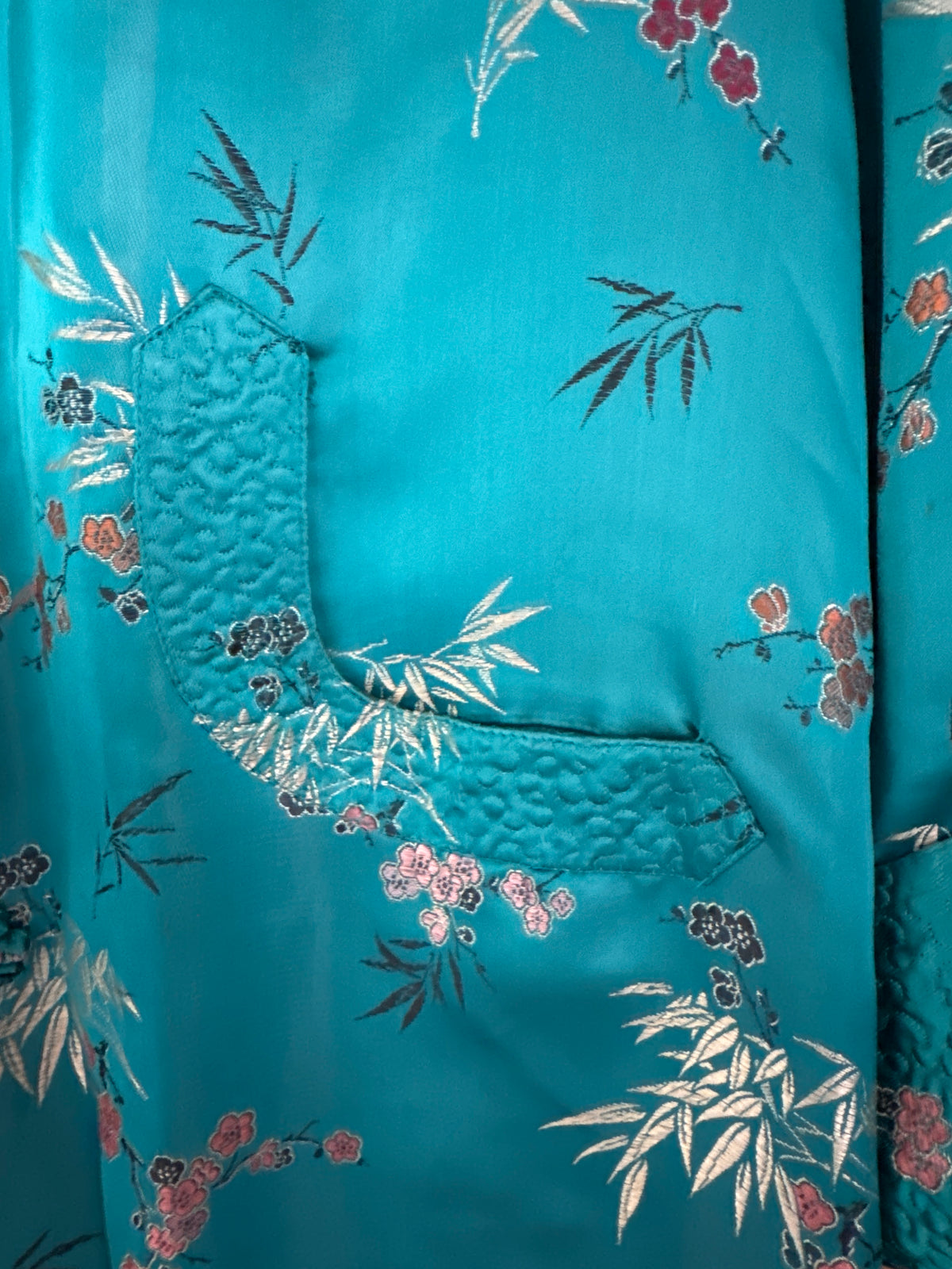 Ruyi  Chinese Brocade Green Coat 38