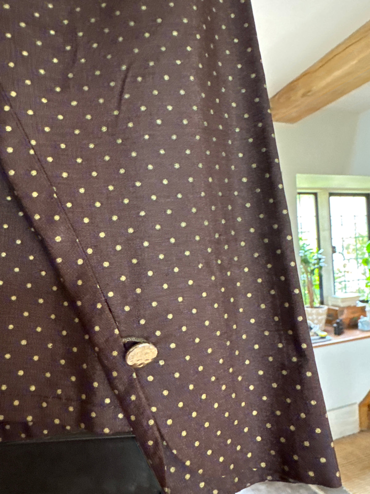 Saint Laurent Rive Gauche Rare Vintage Silk Blouse 42