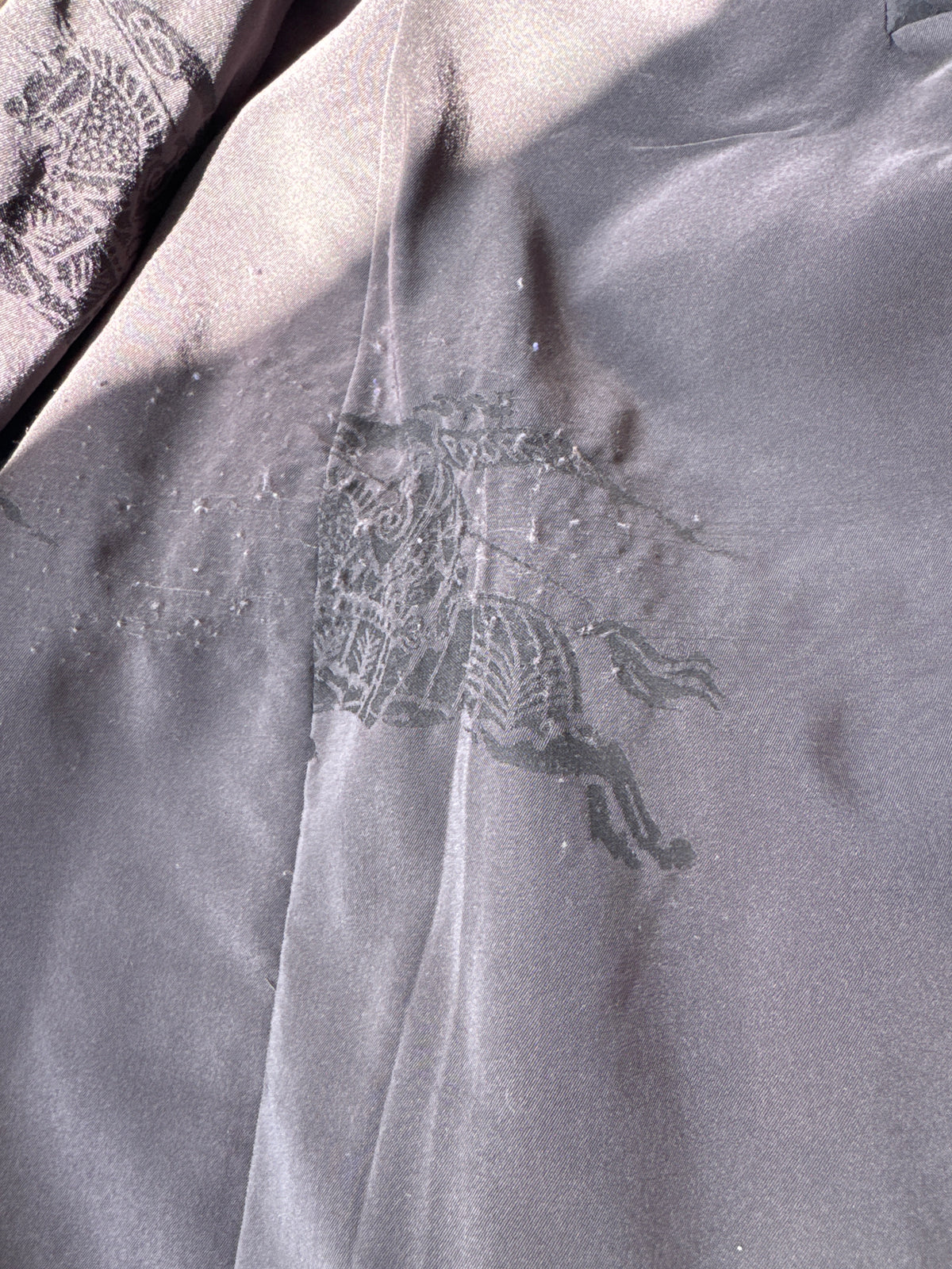 Burberry Prorsum Trenchcoat in Cotton Teal