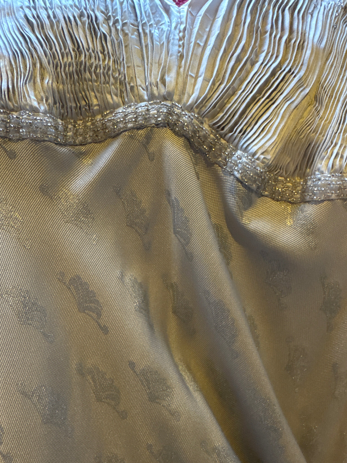 Charles and Patricia Lester Amazing Silver Gown