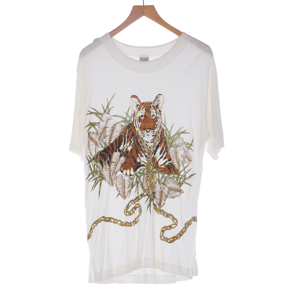 Canda Cream Short Sleeved T-shirt UK Size 14 - Ava & Iva