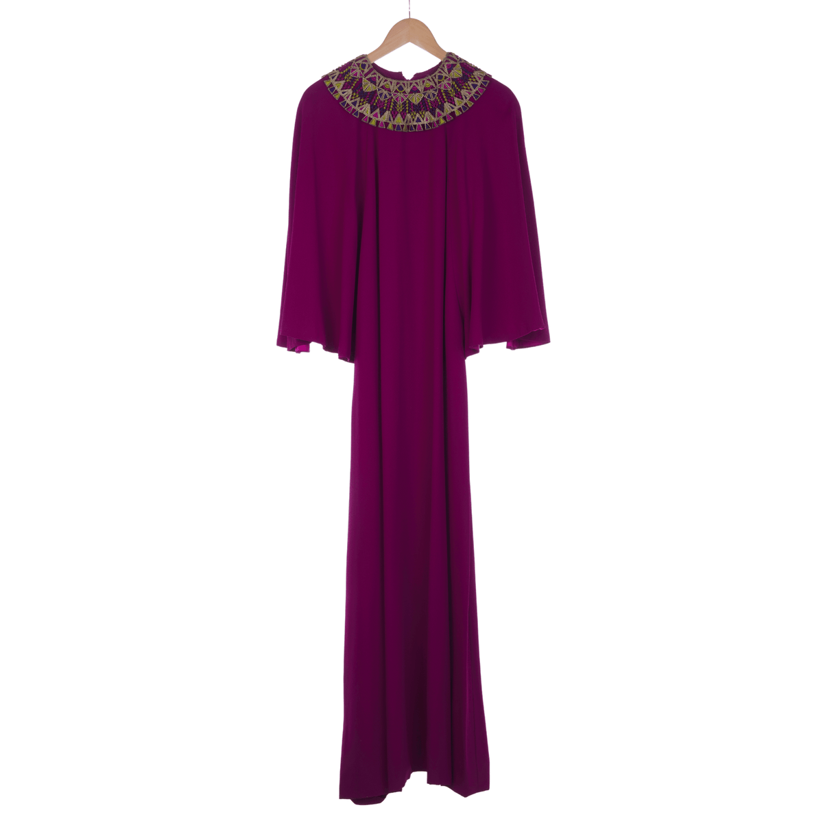 Carita Couture Purple 1970's Dress -Size 10 - Ava & Iva