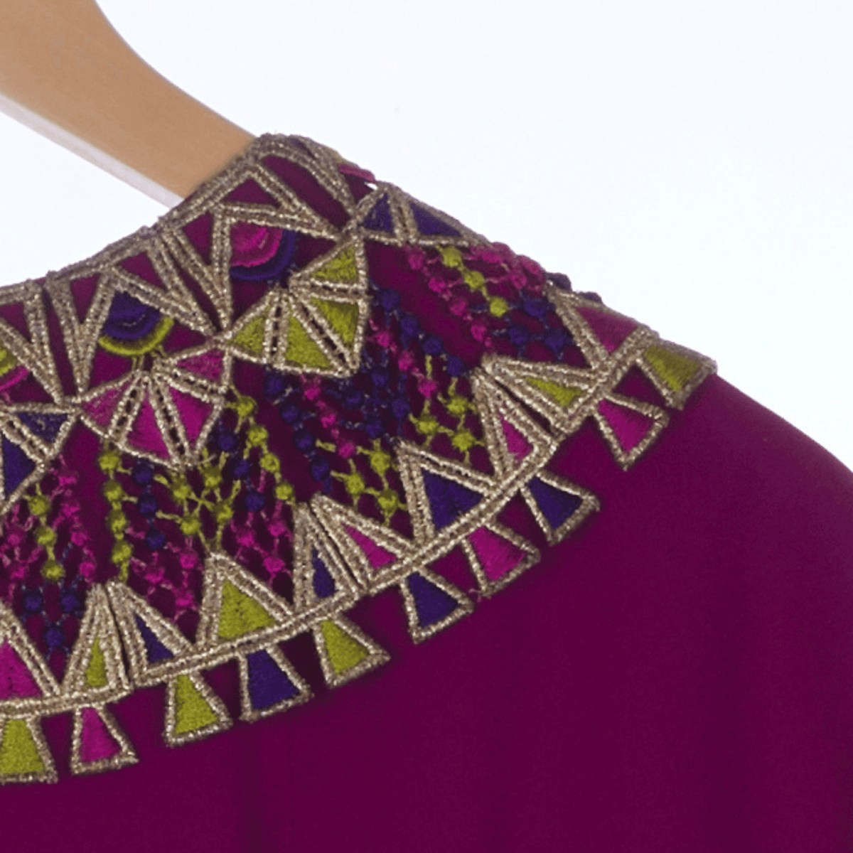 Carita Couture Purple 1970's Dress -Size 10 - Ava & Iva