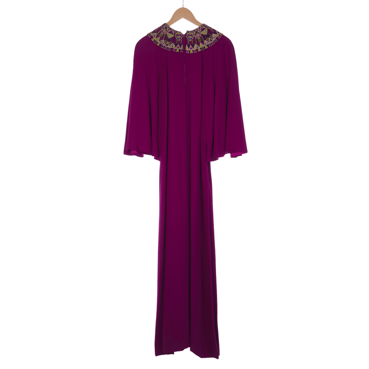 Carita Couture Purple 1970's Dress -Size 10 - Ava & Iva