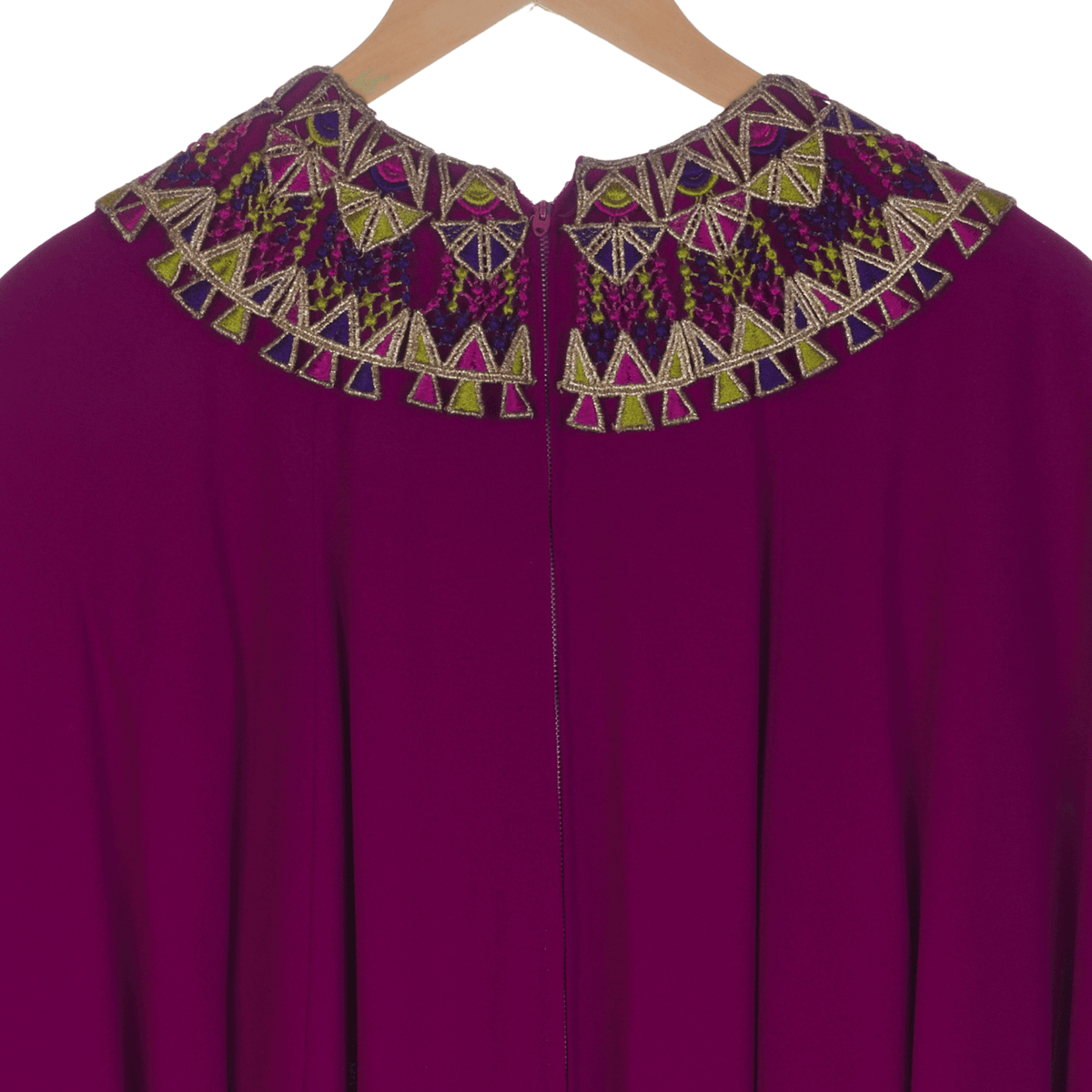 Carita Couture Purple 1970's Dress -Size 10 - Ava & Iva