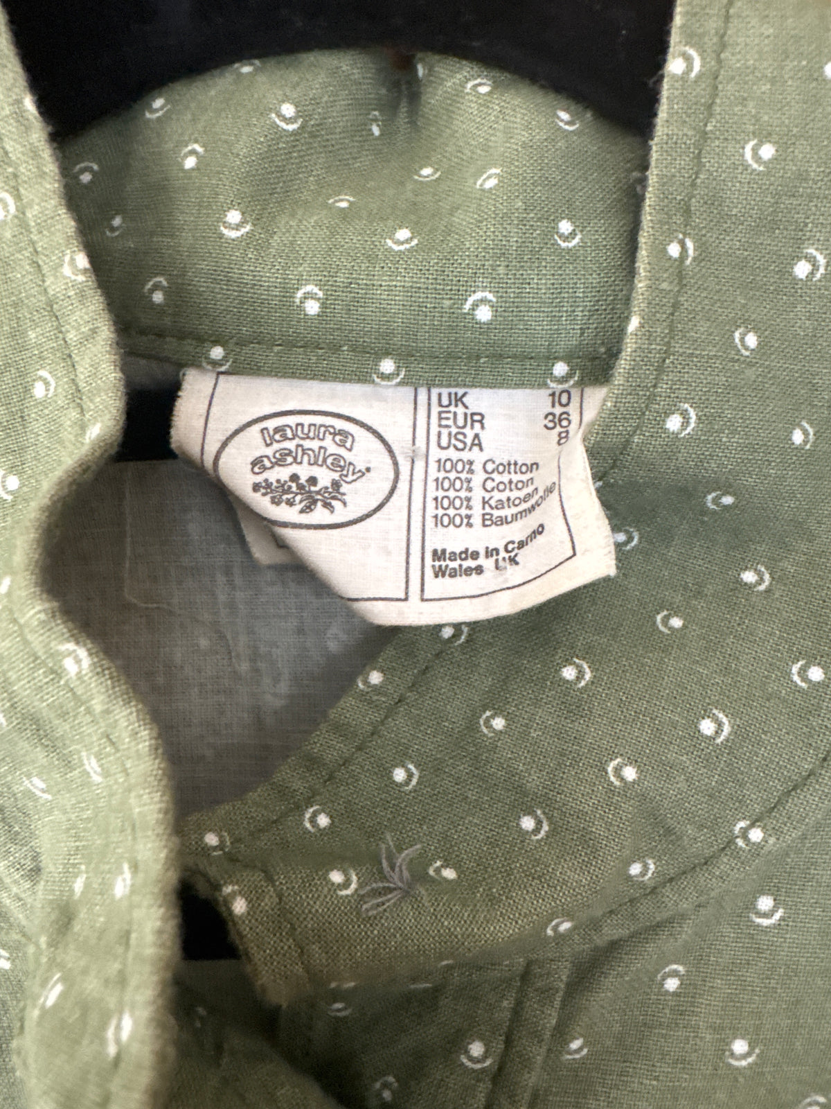 Laura Ashley Made In Wales 1970's Dress.