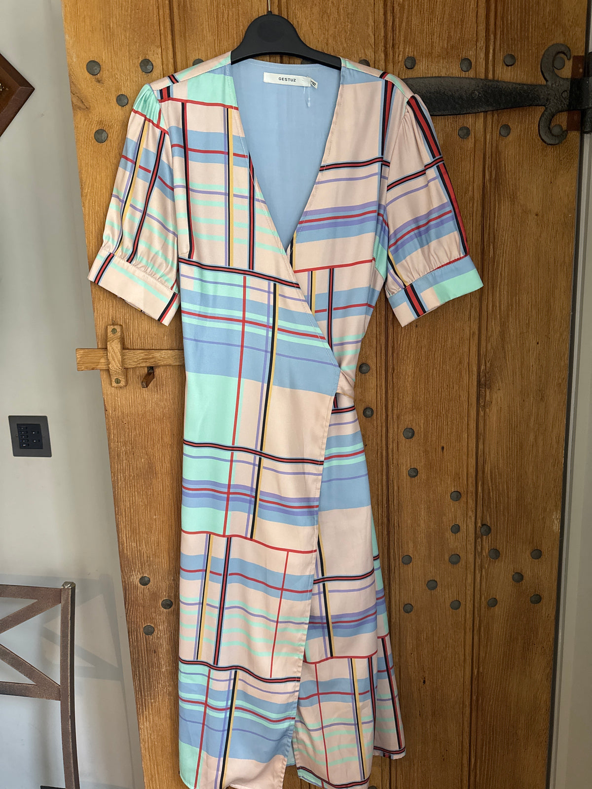 Fabulous Gestuz Wrap Designer Dress S