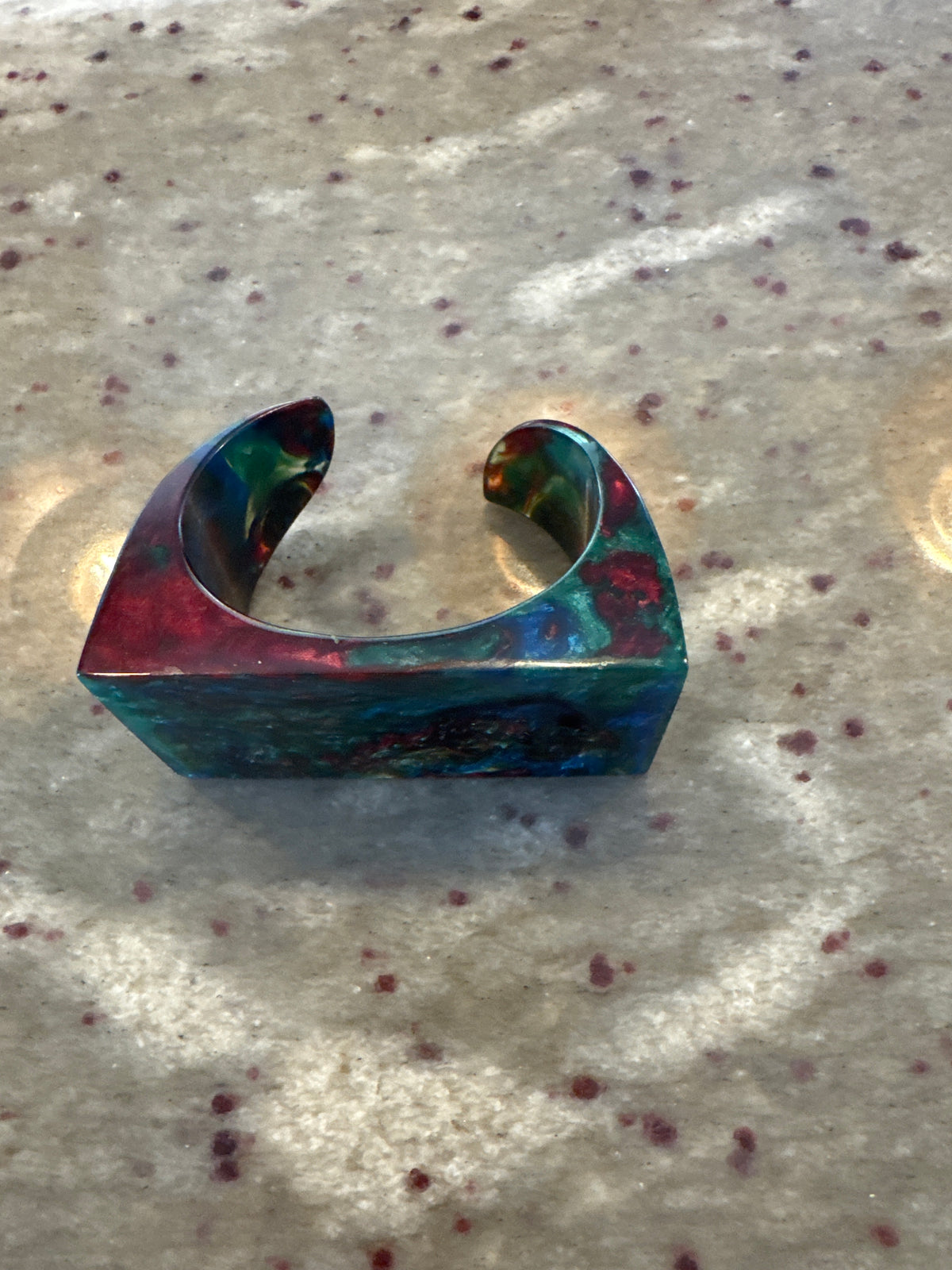 Fabulous Mixed Coloured  Resin Chunky Bracelet