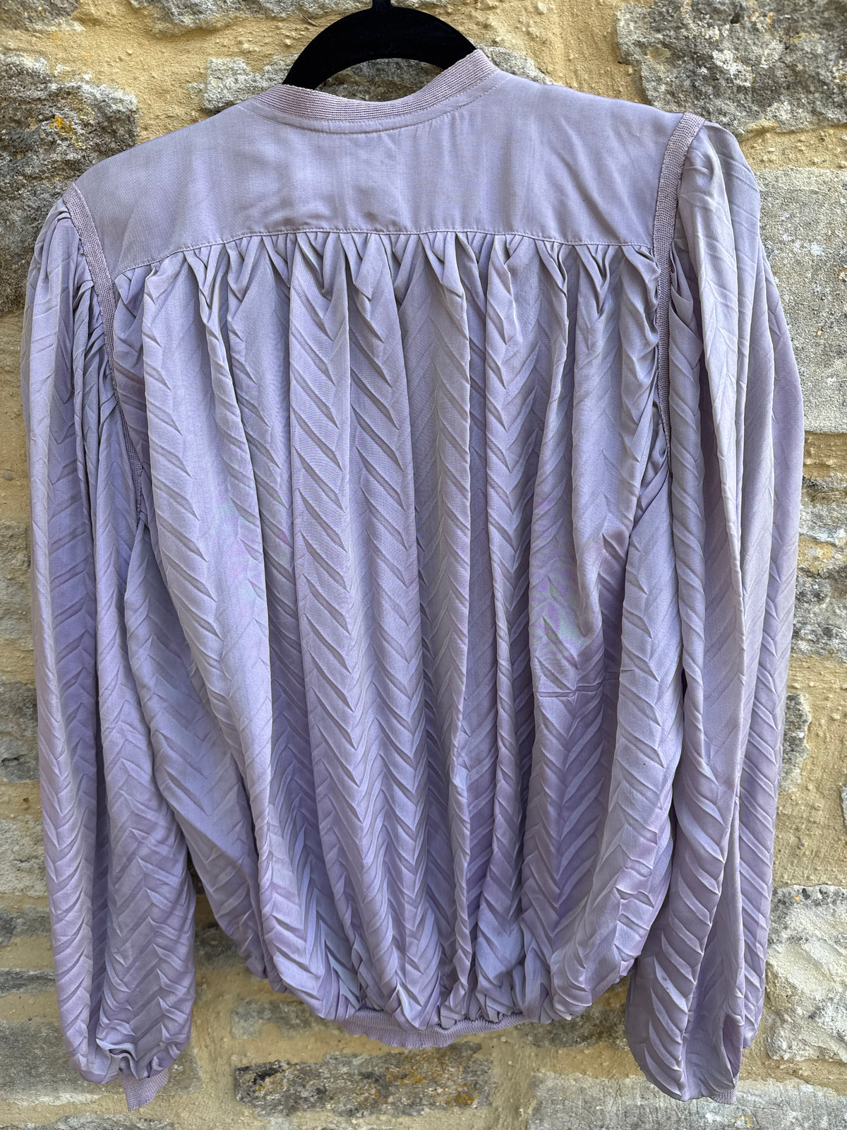 Laura Biagiotti Pret A Porter Lilac silk Skirt and top 42