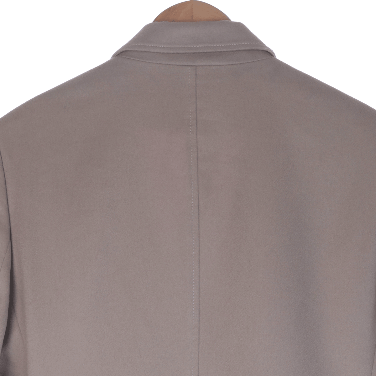 Daks Cashmere Blend Long Sleeved Cream Coat Uk Size 14 - Ava & Iva