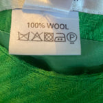 Concerto London Vintage Wool Skirt. Green. UK Size14 - Ava & Iva