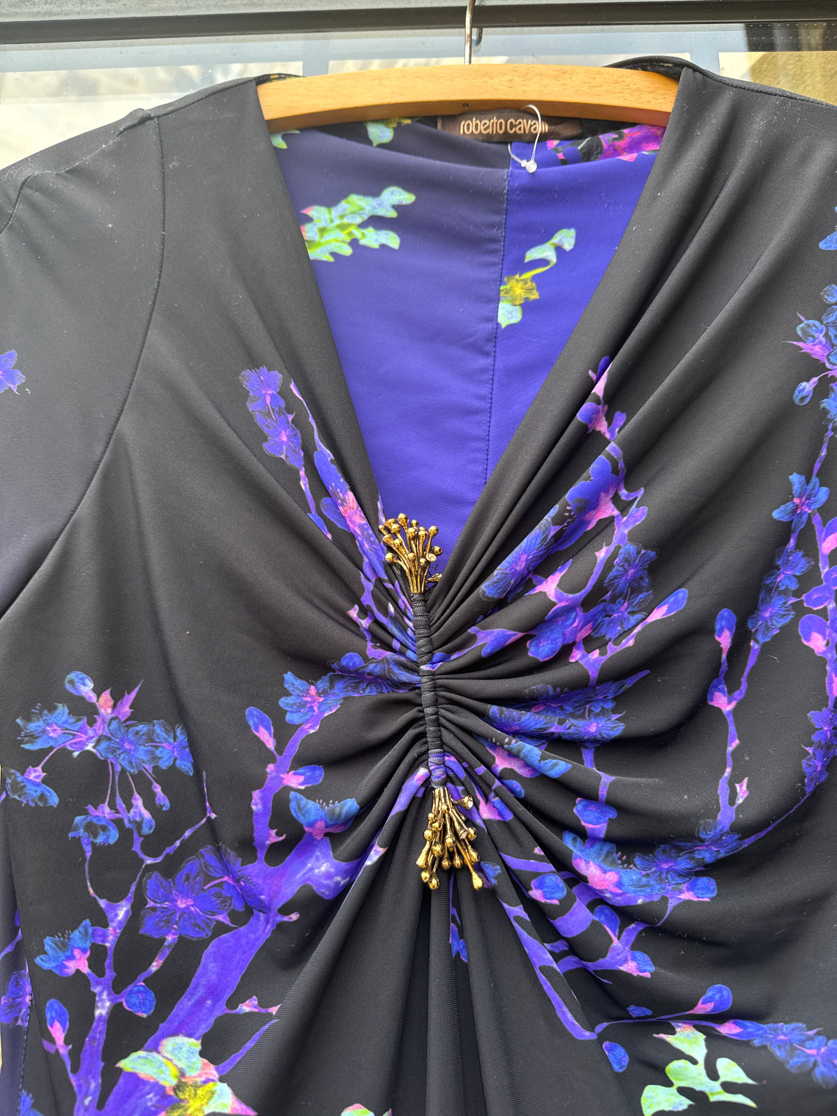 Roberta Cavalli Purple Dress S