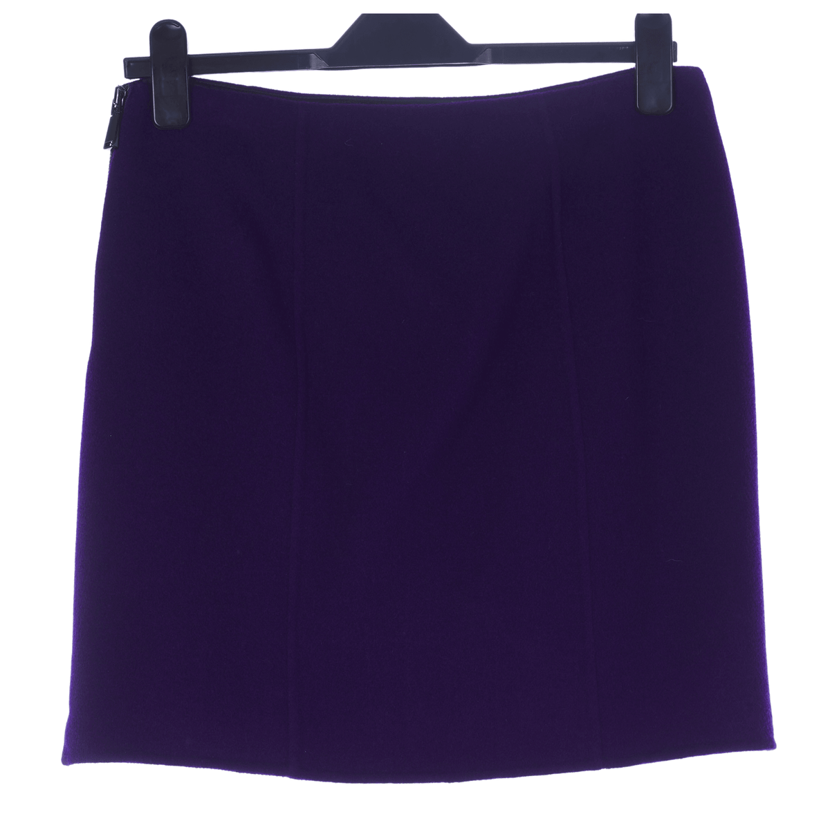 Ellie Tahari Purple Wool Skirt UK 10 - Ava & Iva