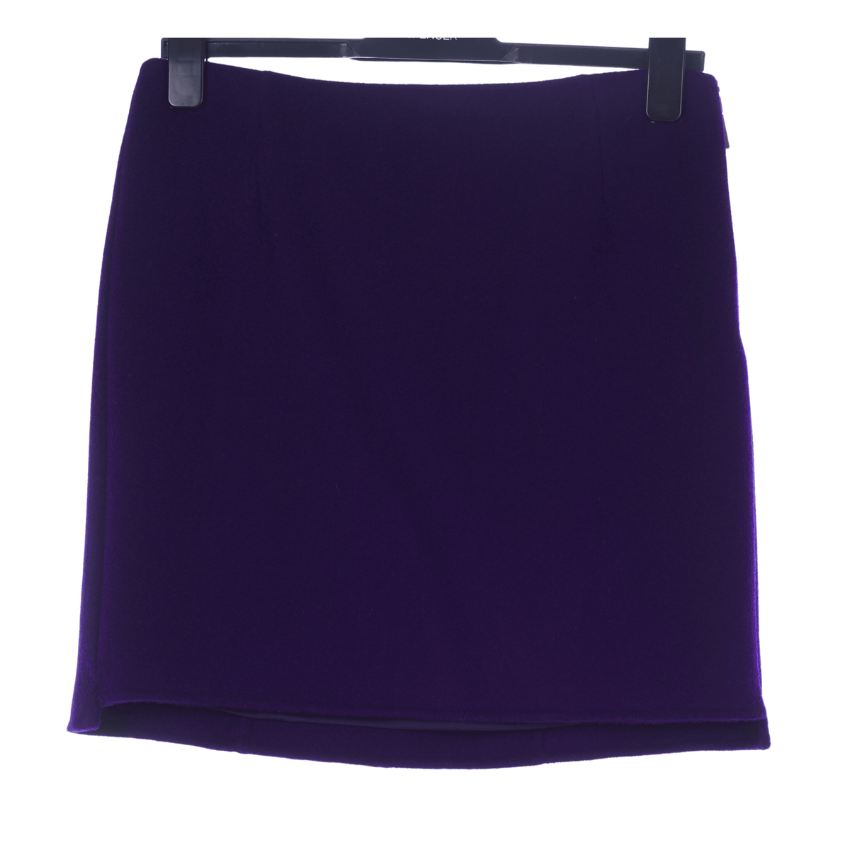 Ellie Tahari Purple Wool Skirt UK 10 - Ava & Iva
